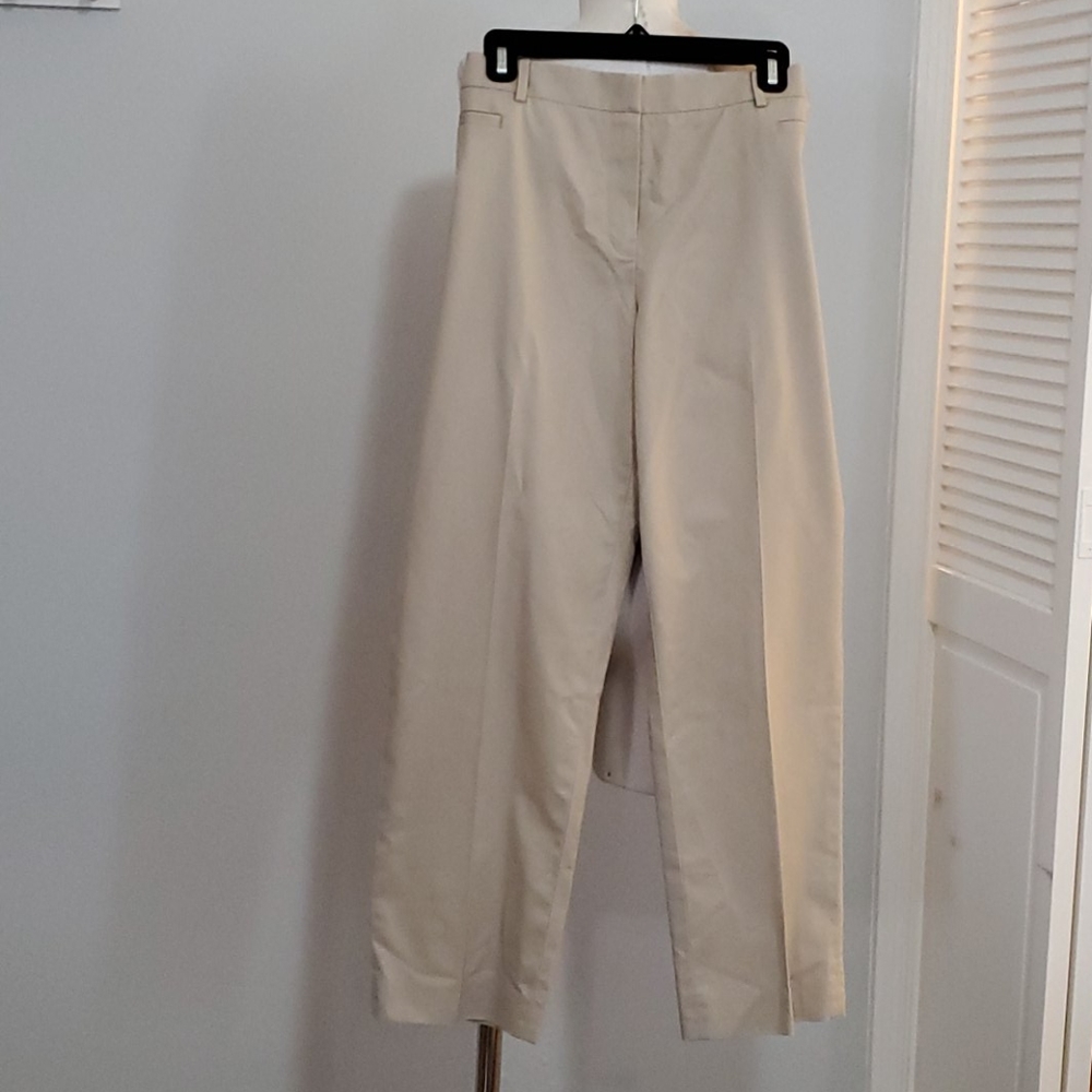 BROOKS BROTHERS NATALIE FIT KHAKI PANTS SZ 16 EUC